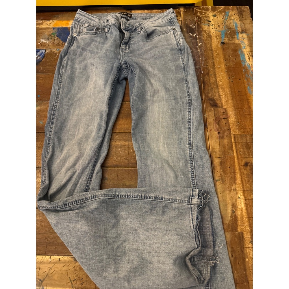 Rank 45 Mens Light Wash Straight Leg Denim Jeans Size 29x31